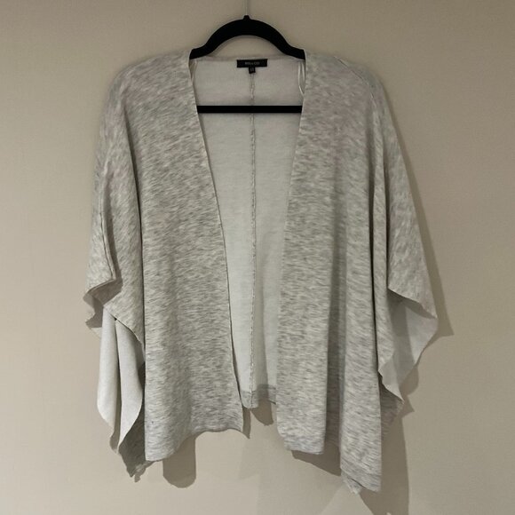 RW&CO. Batwing Open Waterfall Shrug/Cardigan - Size XS in Heathered Grey - Picture 1 of 5